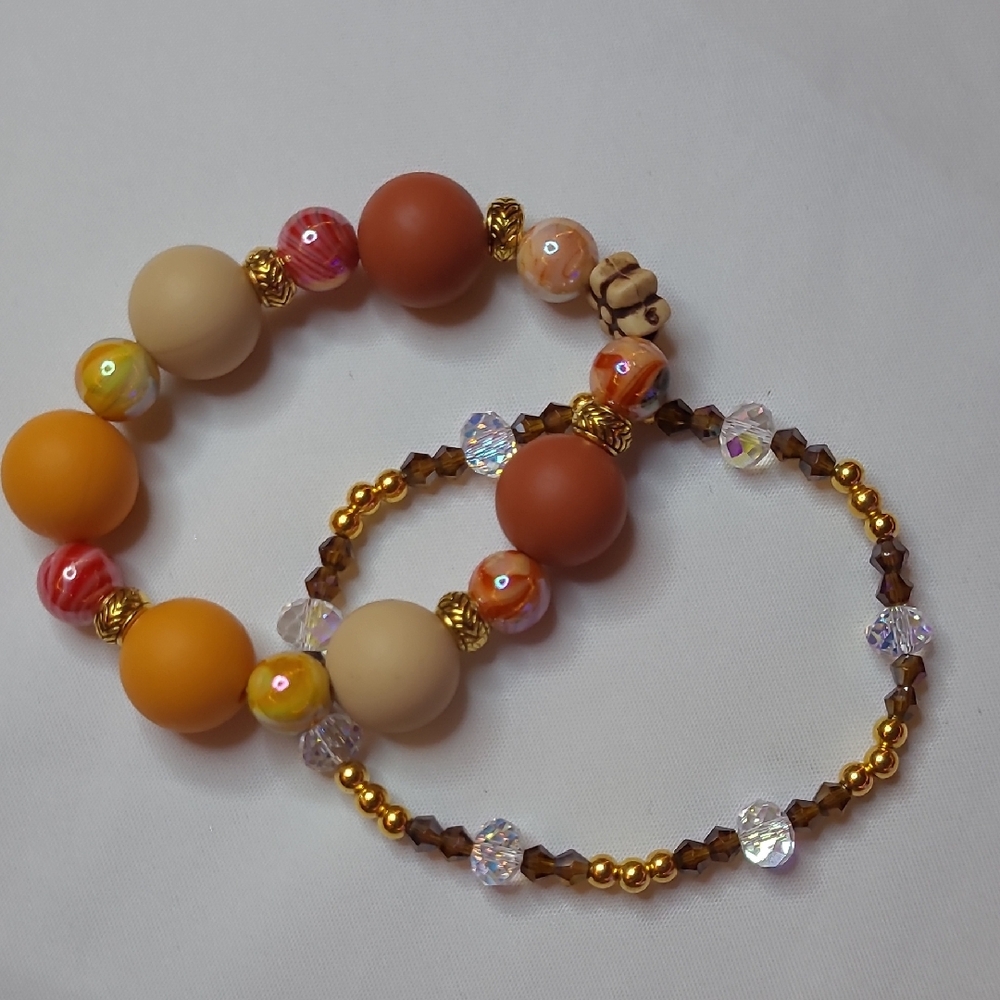 Colorful Beaded Bracelet Set